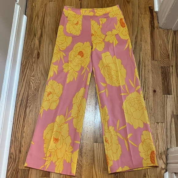 Zara Pants - retro floral pants